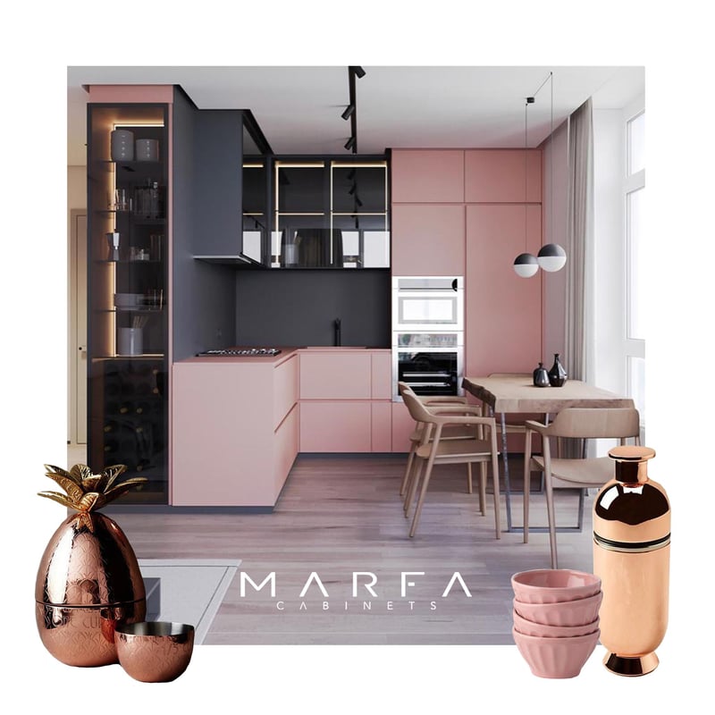 Pink kitchen